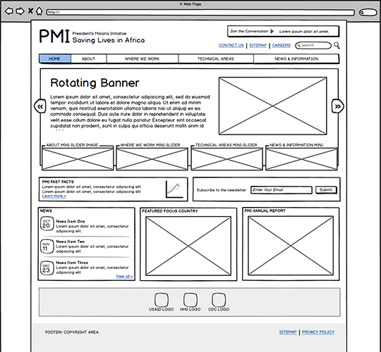 Image of a wireframe